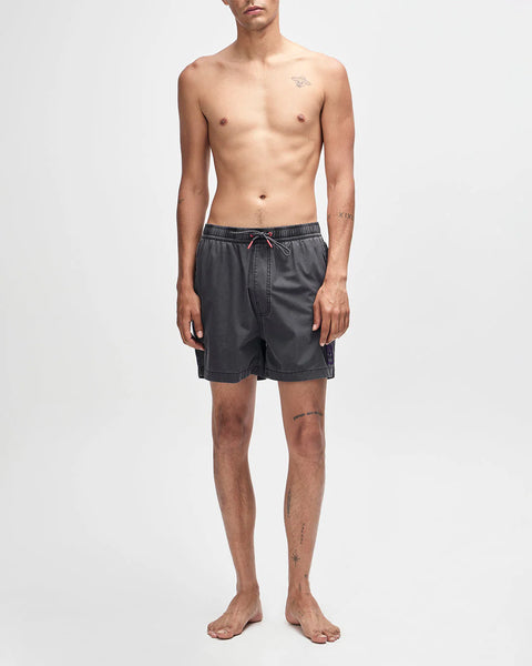Deus Ex Machina Garment Dyed Sandbar Shorts - Anthracite