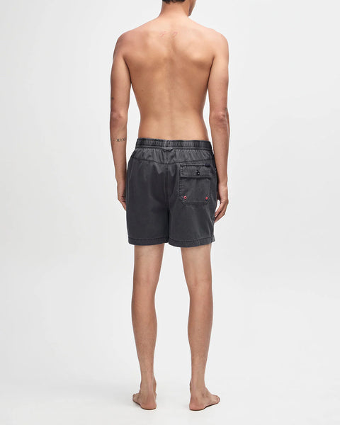 Deus Ex Machina Garment Dyed Sandbar Shorts - Anthracite