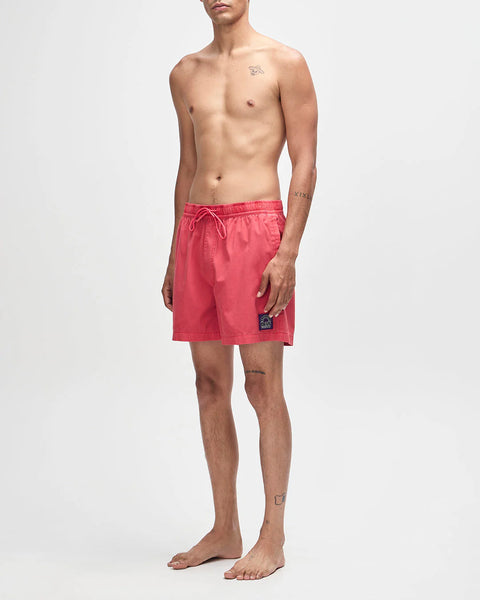 Deus Ex Machina Sandbar Garment Dyed Shorts - Melon Red
