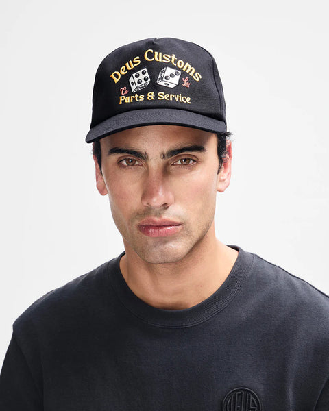 Deus Ex Machina Knucklebones Cap - Black