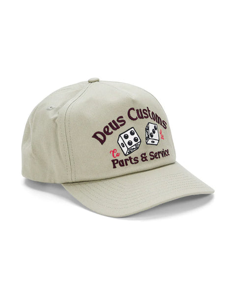 Deus Ex Machina Knucklebones Cap - Olive Green
