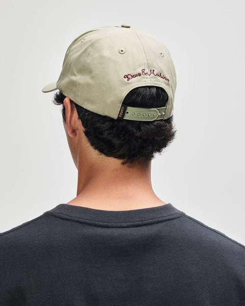 Deus Ex Machina Knucklebones Cap - Olive Green