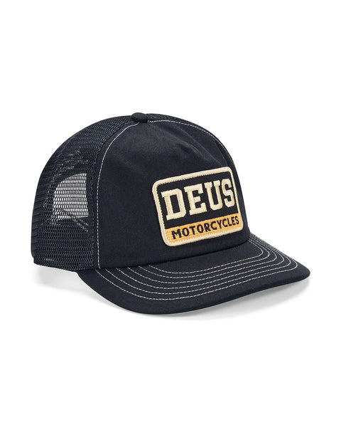 Deus Ex Machina Malden Trucker Cap - Black