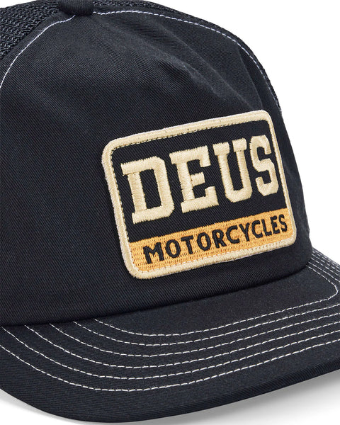 Deus Ex Machina Malden Trucker Cap - Black