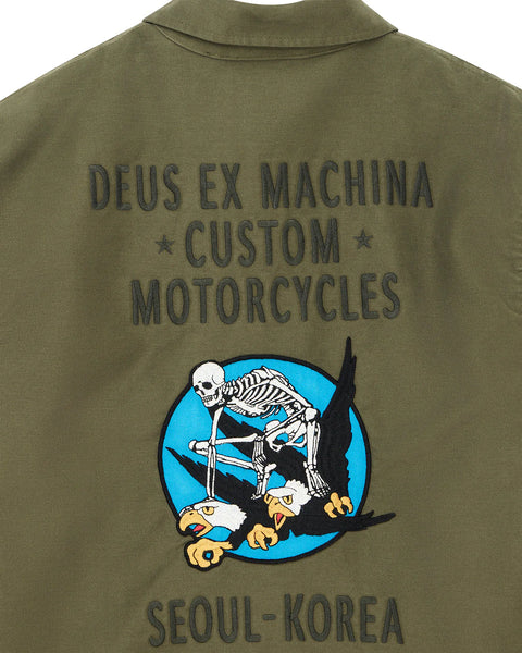 Deus Ex Machina Fugazi Souvenir Jacket - Pine Green