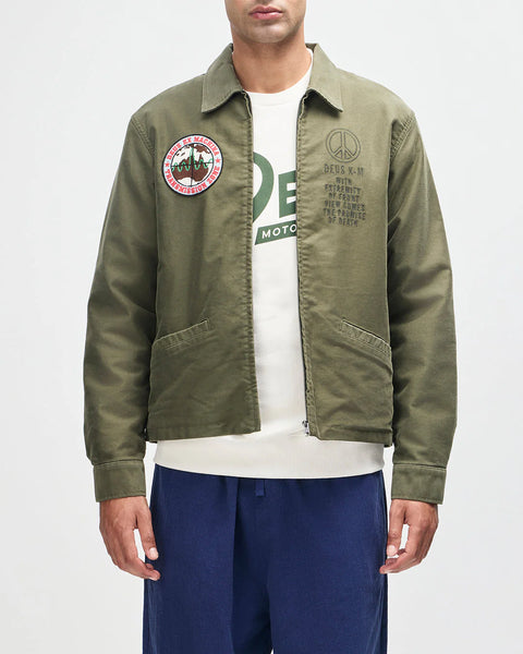 Deus Ex Machina Fugazi Souvenir Jacket - Pine Green