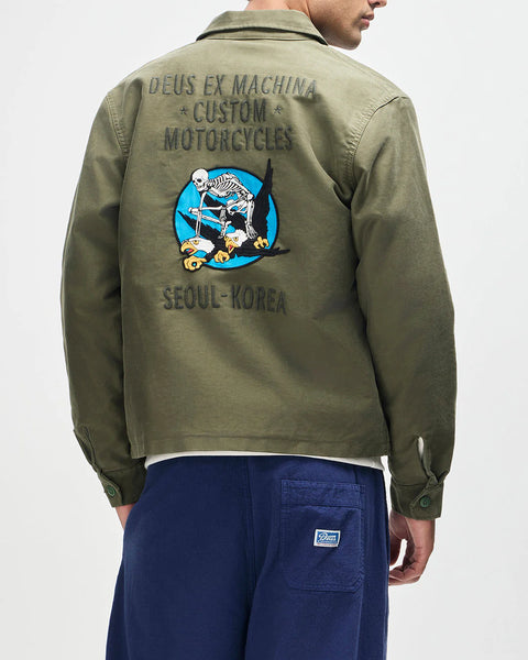 Deus Ex Machina Fugazi Souvenir Jacket - Pine Green