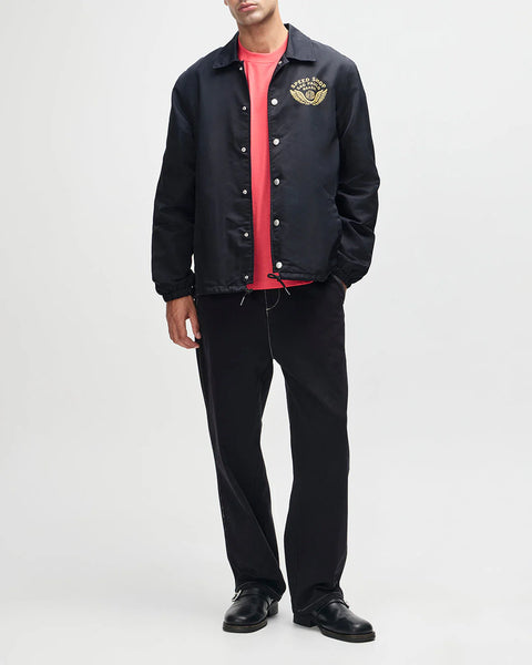 Deus Ex Machina Munificence Nylon Coach Jacket - Black