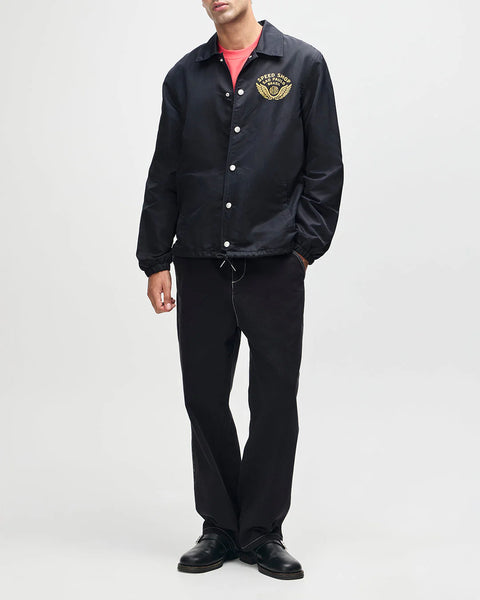 Deus Ex Machina Munificence Nylon Coach Jacket - Black