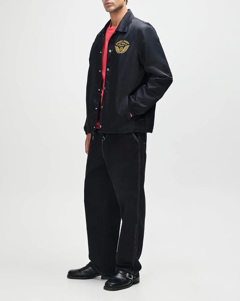 Deus Ex Machina Munificence Nylon Coach Jacket - Black