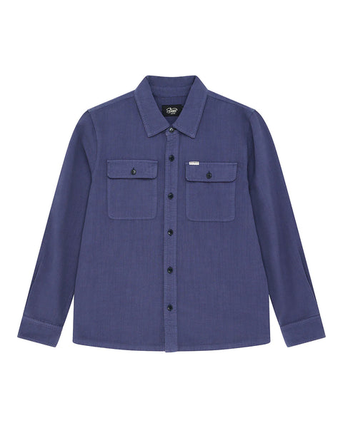 Desu Ex Machina Vacay Chambray Shirt - Mechanic Blue