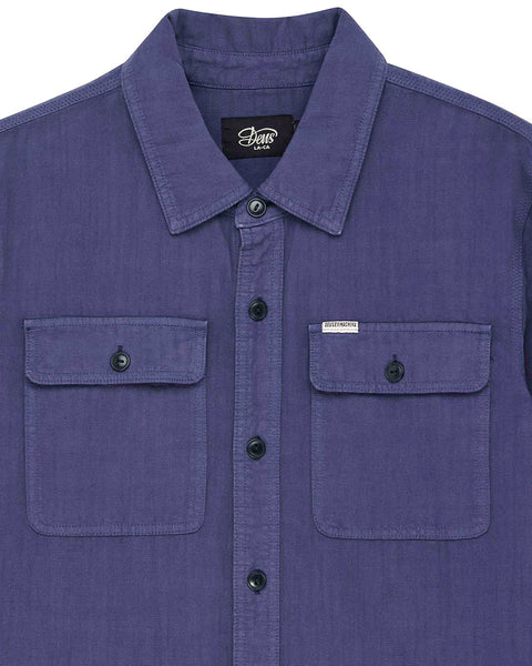 Desu Ex Machina Vacay Chambray Shirt - Mechanic Blue