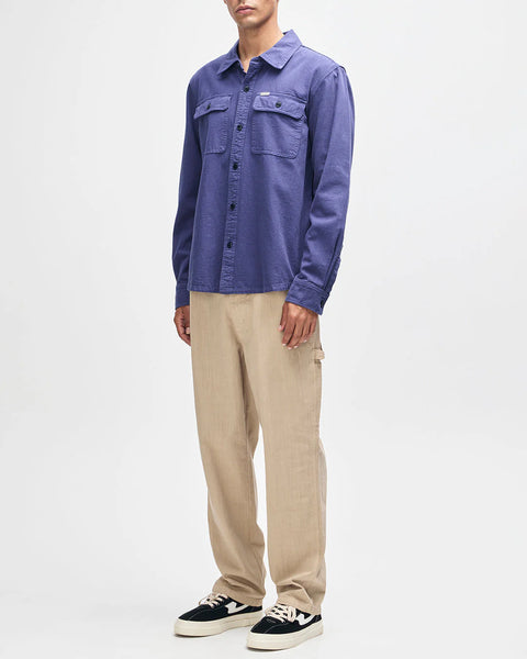 Desu Ex Machina Vacay Chambray Shirt - Mechanic Blue