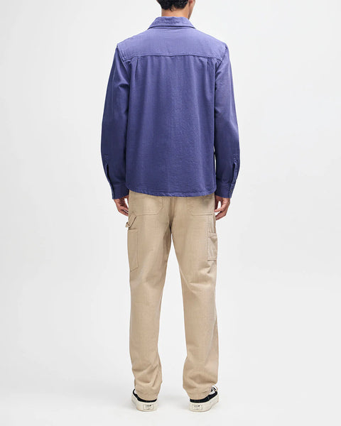 Desu Ex Machina Vacay Chambray Shirt - Mechanic Blue