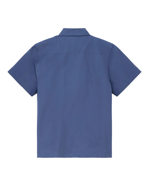 Deus Ex Machina Briggs S/S Shirt - Mechanic Blue