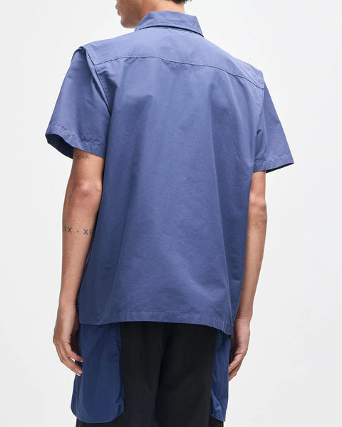 Deus Ex Machina Briggs S/S Shirt - Mechanic Blue