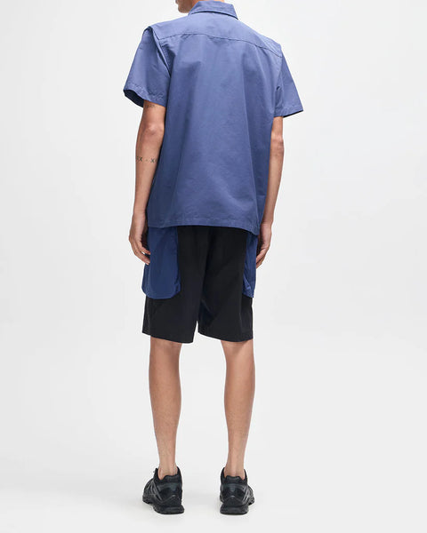 Deus Ex Machina Briggs S/S Shirt - Mechanic Blue