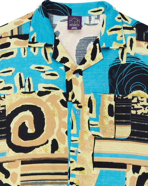 Deus Ex machina Freamon S/S Shirt - Yellow
