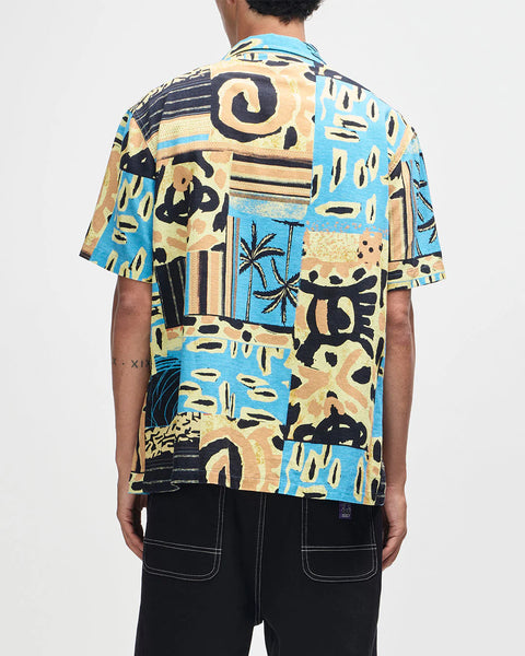 Deus Ex machina Freamon S/S Shirt - Yellow
