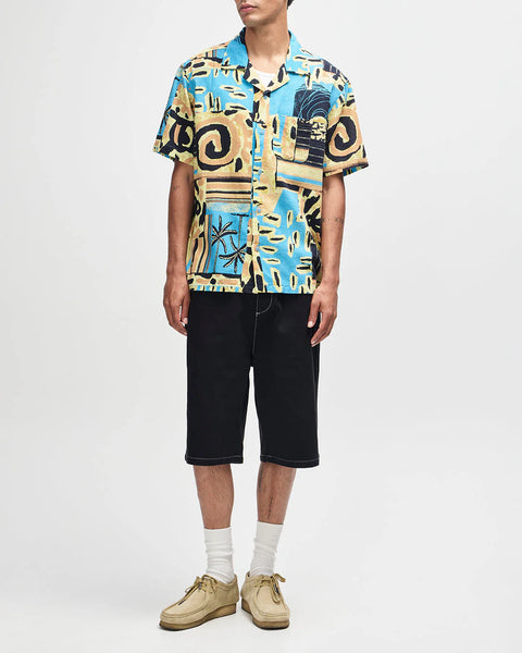 Deus Ex machina Freamon S/S Shirt - Yellow