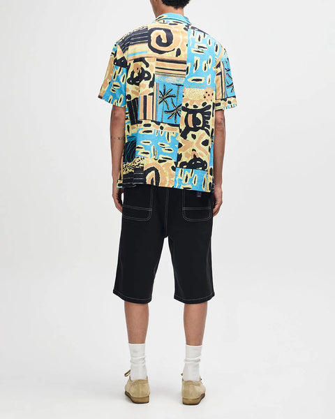Deus Ex machina Freamon S/S Shirt - Yellow