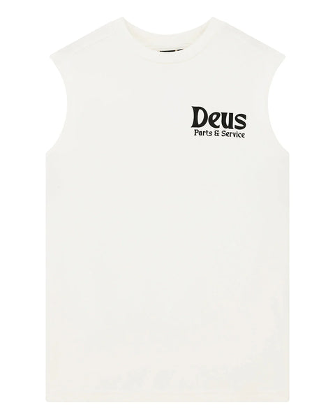 Deus Ex Machina Knucklebones Muscle Tee - Dirty White
