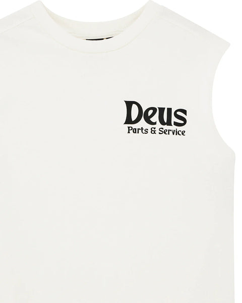 Deus Ex Machina Knucklebones Muscle Tee - Dirty White