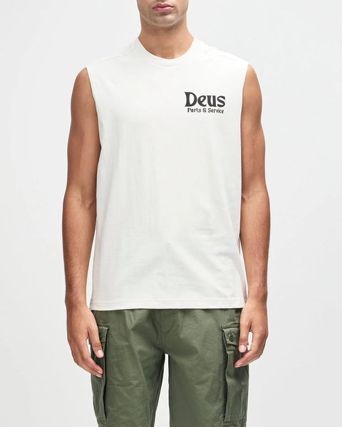 Deus Ex Machina Knucklebones Muscle Tee - Dirty White