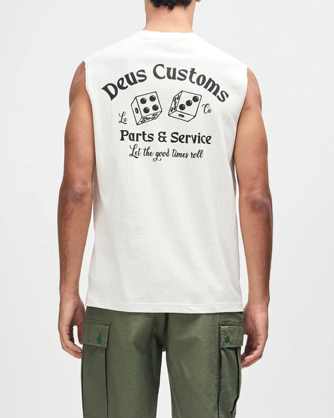 Deus Ex Machina Knucklebones Muscle Tee - Dirty White