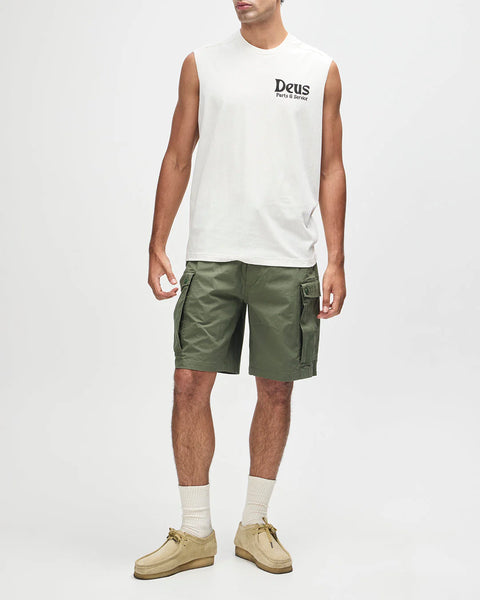 Deus Ex Machina Knucklebones Muscle Tee - Dirty White