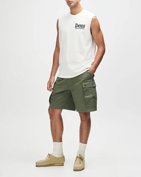 Deus Ex Machina Knucklebones Muscle Tee - Dirty White