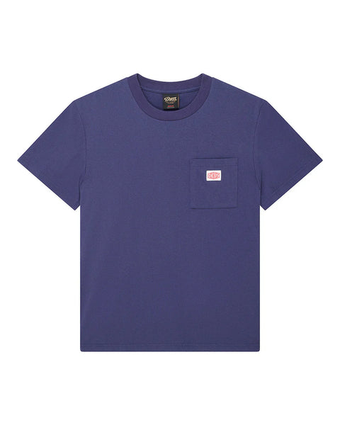 Deus Ex Machina Parts & Service Pocket Tee - French Blue