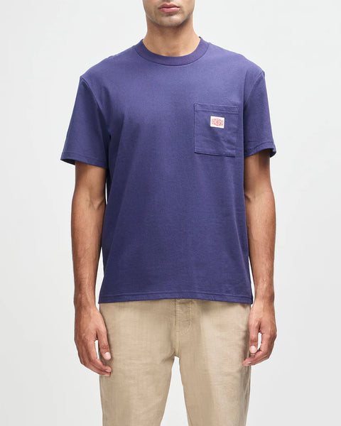 Deus Ex Machina Parts & Service Pocket Tee - French Blue