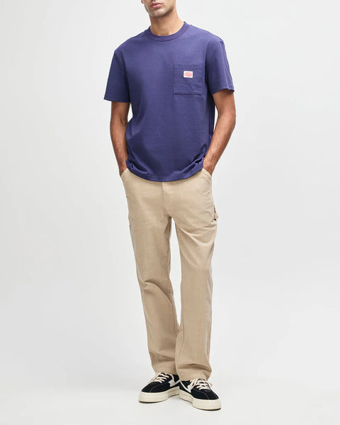Deus Ex Machina Parts & Service Pocket Tee - French Blue