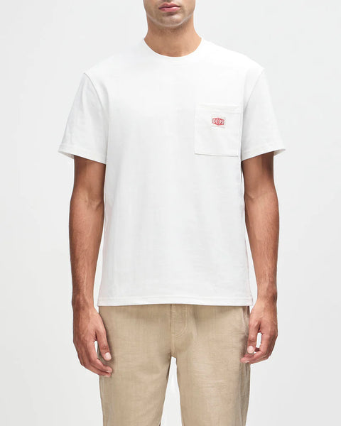 Deus Ex Machina Parts & Service Pocket Tee - Vintage White