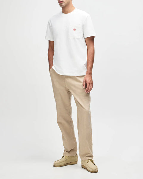 Deus Ex Machina Parts & Service Pocket Tee - Vintage White
