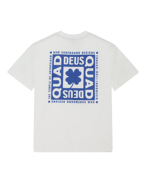 Deus Ex Machina Quad Tee - Vintage White
