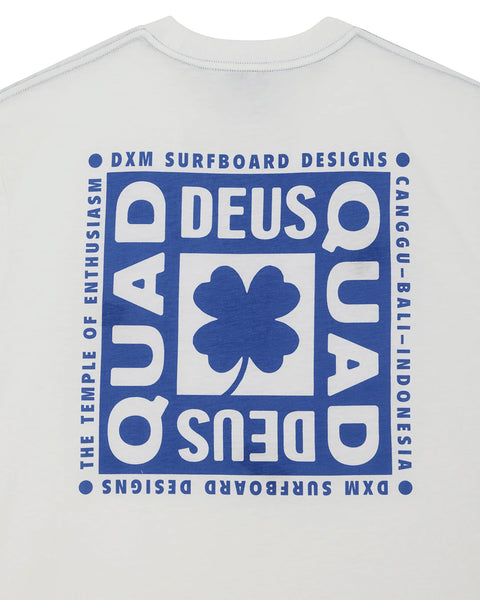 Deus Ex Machina Quad Tee - Vintage White