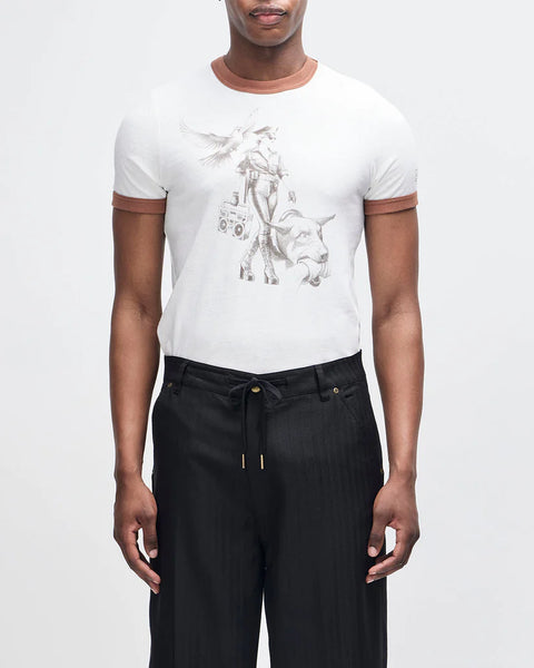 Deus Ex Machina Beat Down Tee - Dirty White