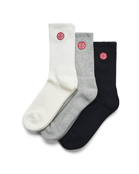 Deus Ex Machina Crosland Socks - 3 Pack - Multi