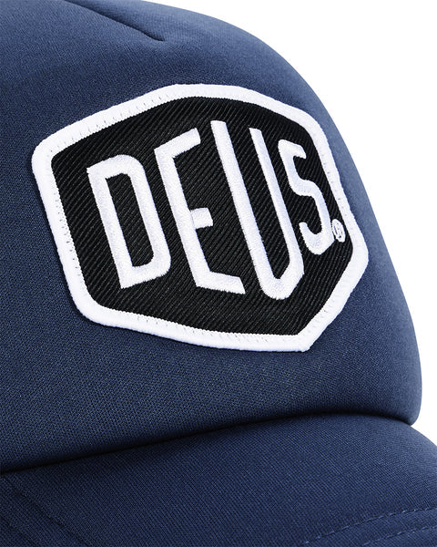 Deus Ex Machina Baylands Trucker Cap - Mechanic Blue