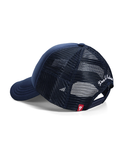 Deus Ex Machina Baylands Trucker Cap - Mechanic Blue