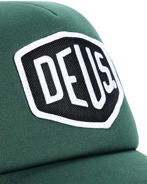 Deus Ex Machina Baylands Trucker Cap - Racing Green