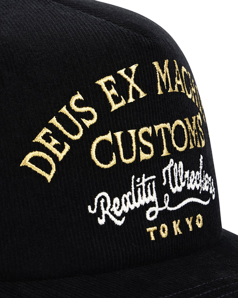 Deus Ex Machina Marsden Trucker Cap - Black