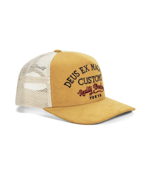 Deus Ex Machina Marsden Trucker Cap - Radiant Yellow