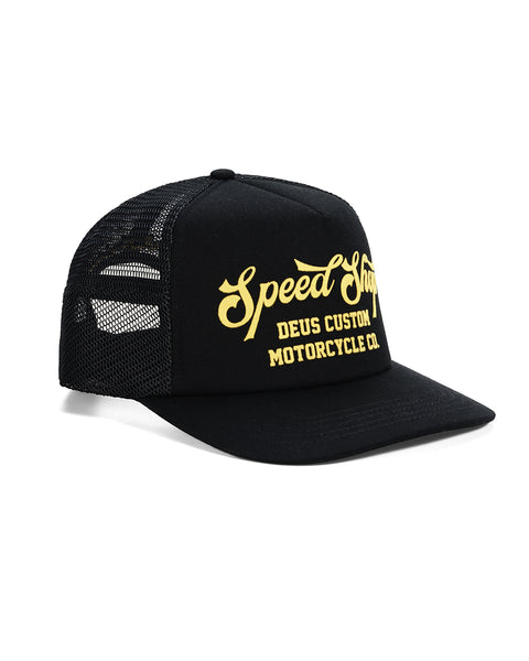 Deus Ex Machina Welcome Trucker Cap - Black