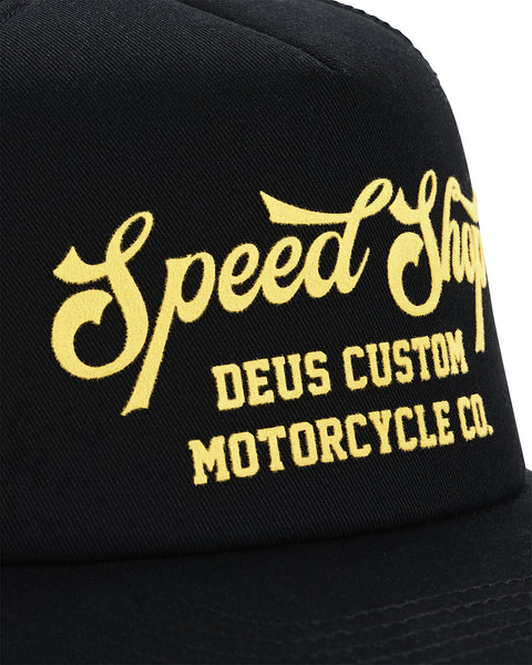 Deus Ex Machina Welcome Trucker Cap - Black