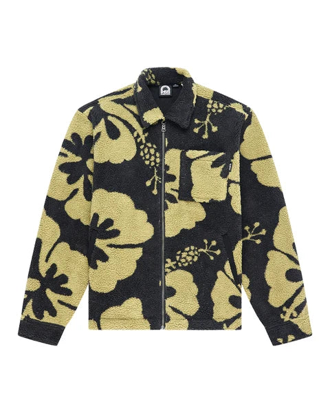 Deus Ex Machina Oahu Sherpa jacket - Anthracite Grey