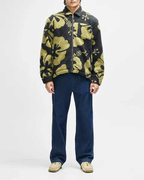 Deus Ex Machina Oahu Sherpa jacket - Anthracite Grey