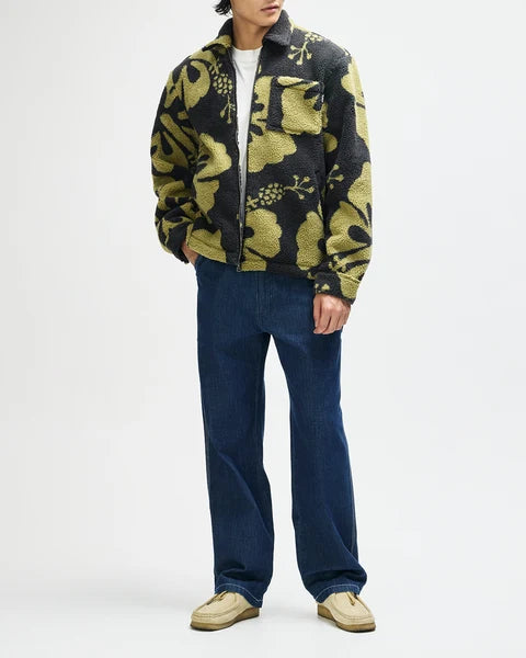 Deus Ex Machina Oahu Sherpa jacket - Anthracite Grey
